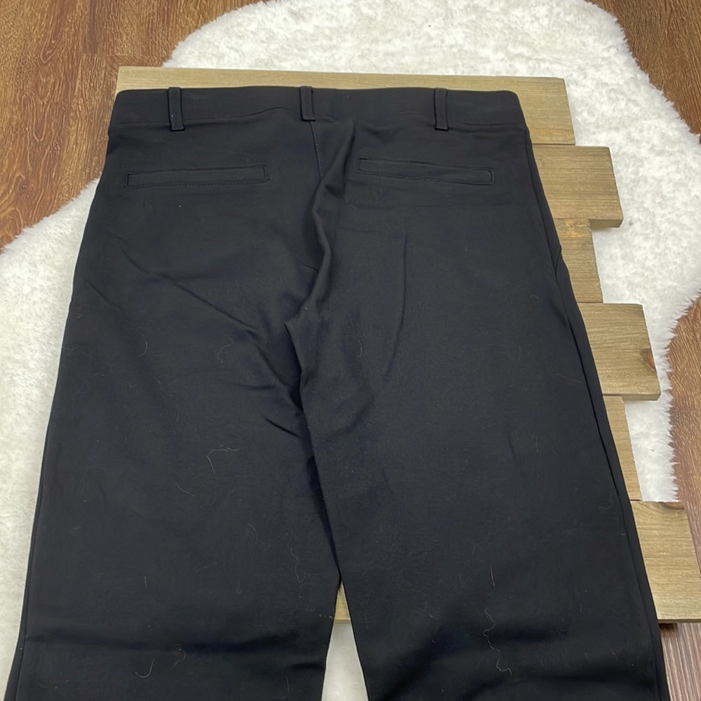 Betabrand Straight Leg Classic Dress Pant Yoga Pants Black Petite - Picture 6 of 6